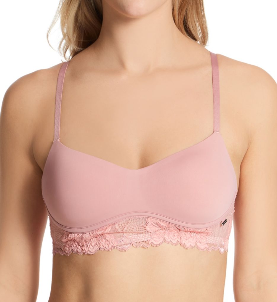 Calvin Klein Womens Perfectly Fit Flex Lightly Lined Perfect Coverage  T-Shirt Bra 34A Cedar