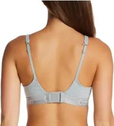 Modern Structure Lightly Lined Triangle Bralette Grey Heather XL