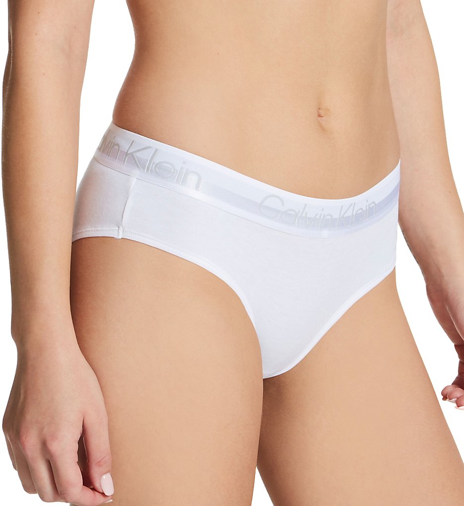 Calvin Klein : Calvin Klein QF6688 Structure Cotton Hipster Panty (Classic White XS)