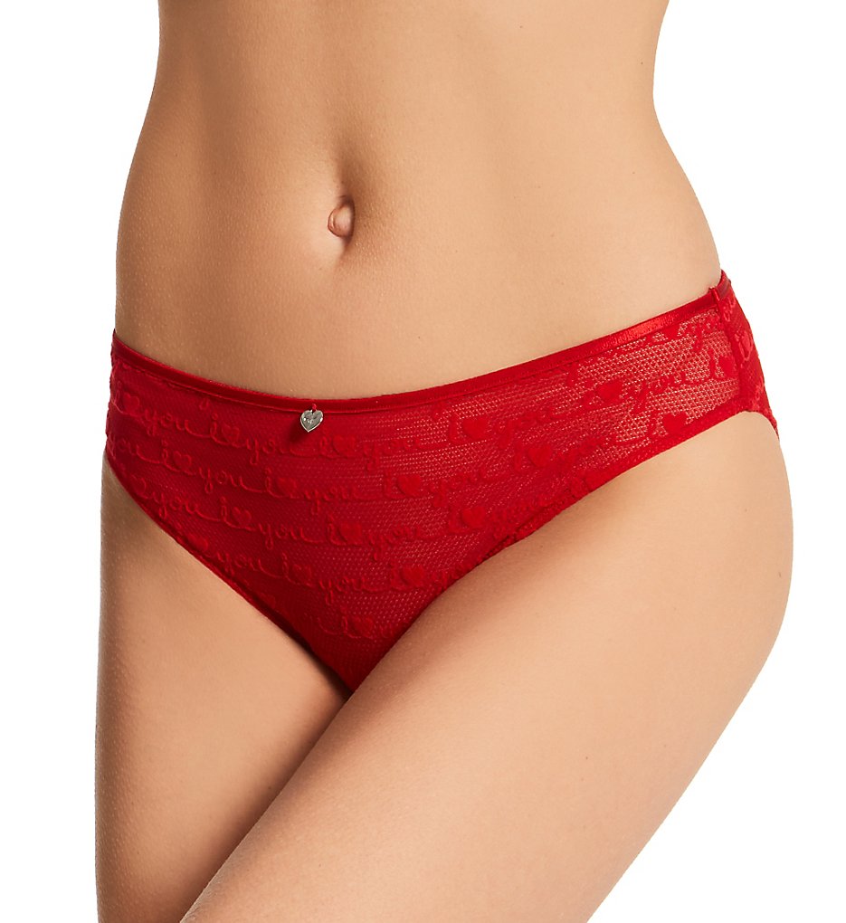 Calvin Klein : Calvin Klein QF6716 I Heart You Bikini Panty (Rustic Red XS)