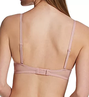 Sheer Marquisette Unlined Plunge Bra Subdued 32A