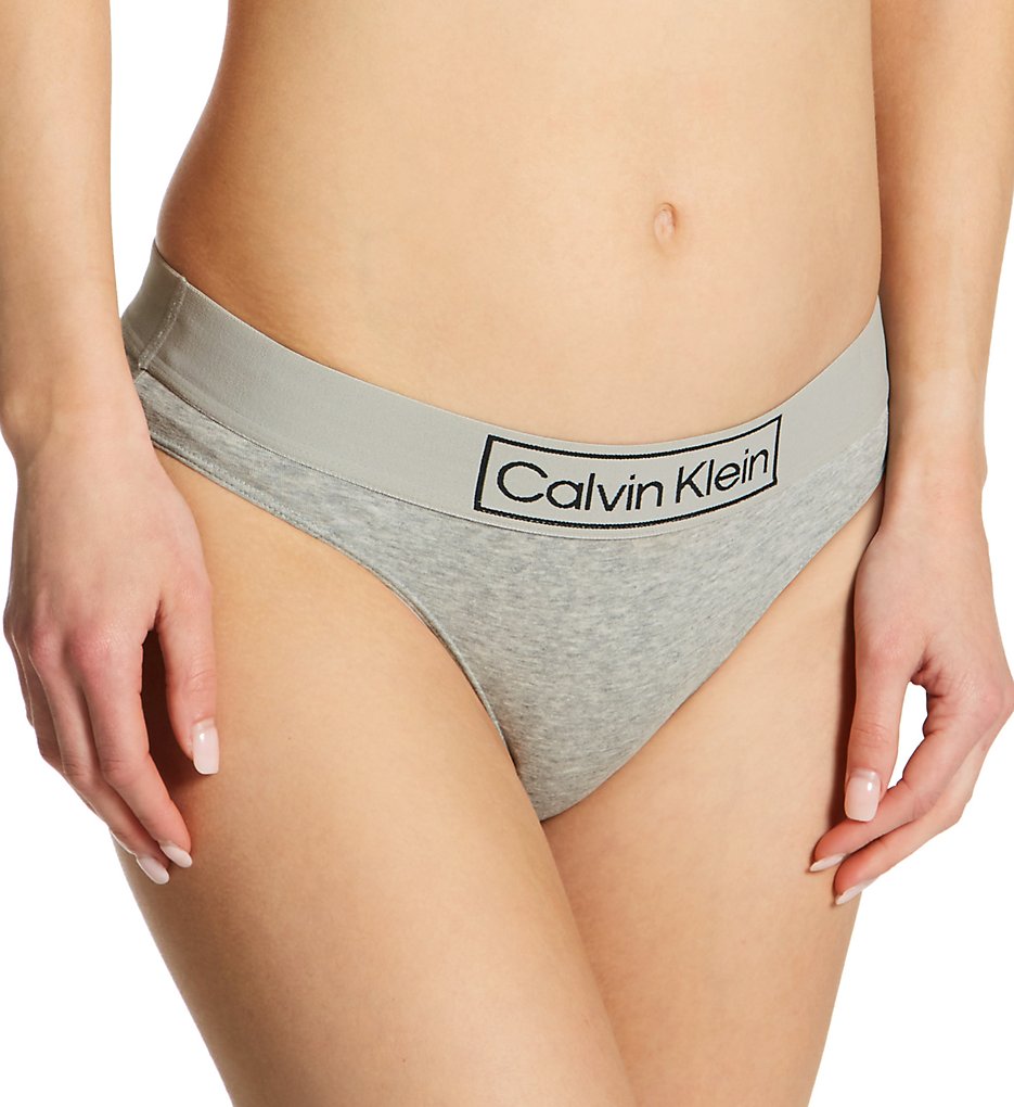 Calvin Klein : Calvin Klein QF6775 Heritage Reimagined Heritage Bikini Panty (Grey Heather XS)