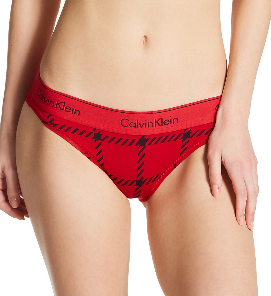 Calvin Klein : Calvin Klein QF6862 Modern Cotton Bikini Panty (Rustic Red XS)
