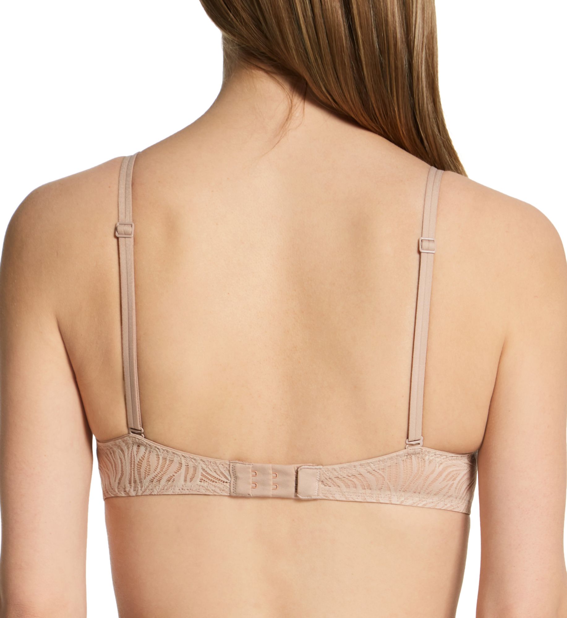 Calvin Klein Sheer Marquisette Lightly Lined Demi Bra Cedar 36B  - Image 2