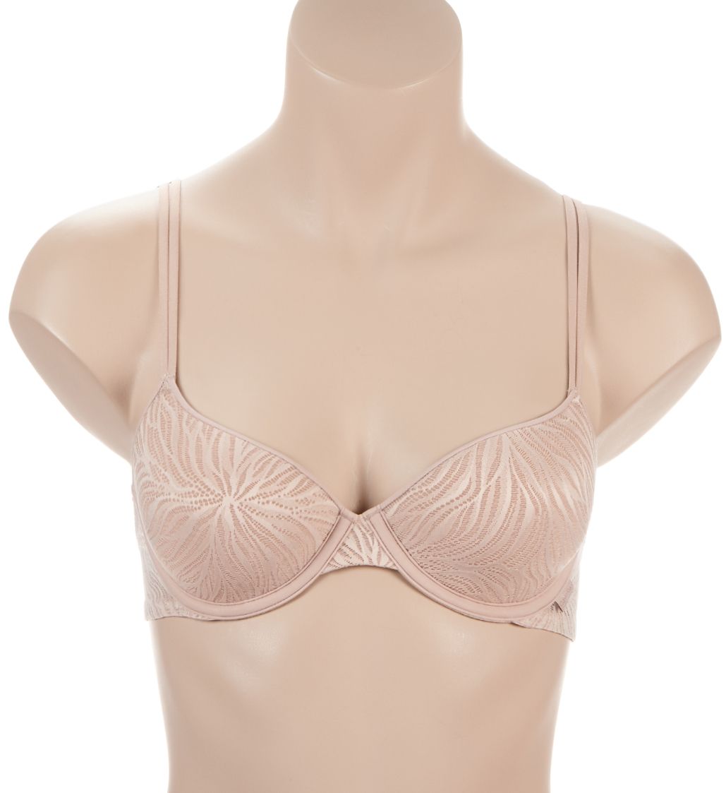 Calvin Klein Sheer Marquisette Lightly Lined Demi Bra Cedar 36B  - Image 1