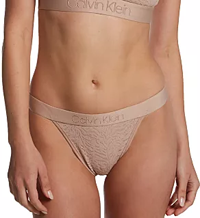 Intrinsic High Leg Tanga Panty Cedar M