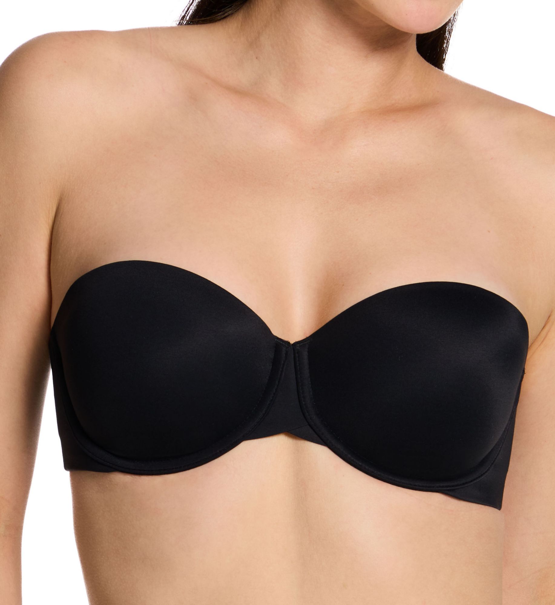 Calvin Klein Women's Perfectly Fit Lightly Lined Strapless Bra in Black | Size: 38D | HerRoom.com
