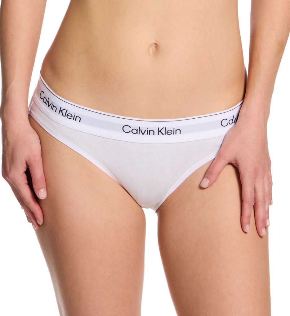 Calvin Klein Icon Cotton Modal Bikini Panty White S  - Image 1