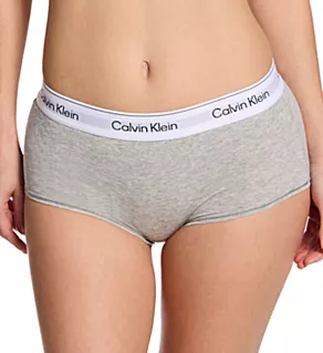 Icon Cotton Modal Boyshort Panty Grey Heather XS