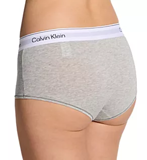 Icon Cotton Modal Boyshort Panty Grey Heather XS