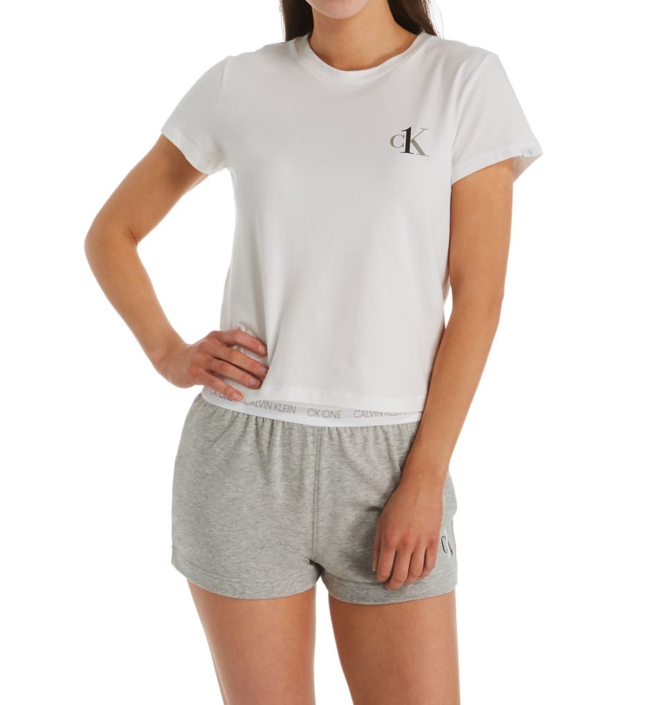 CK One Basic Lounge Short Sleeve T-Shirt-cs1