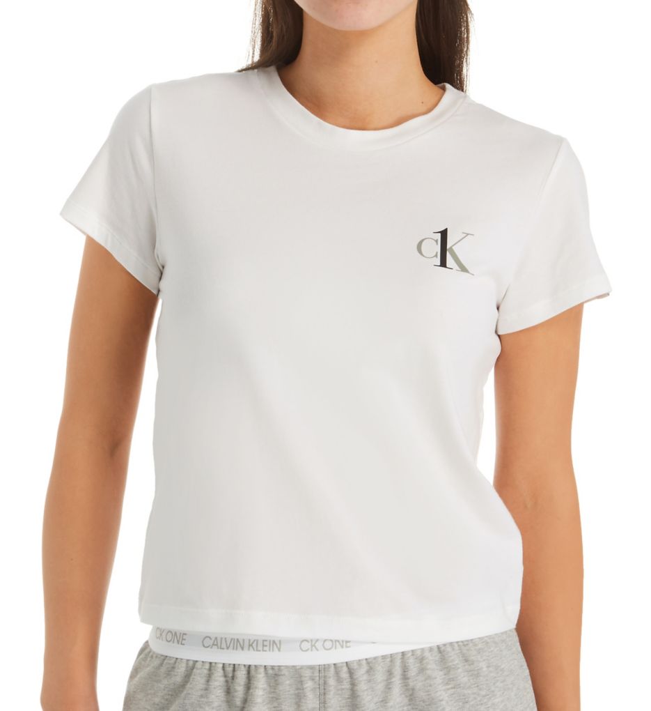 CK One Basic Lounge Short Sleeve T-Shirt-fs