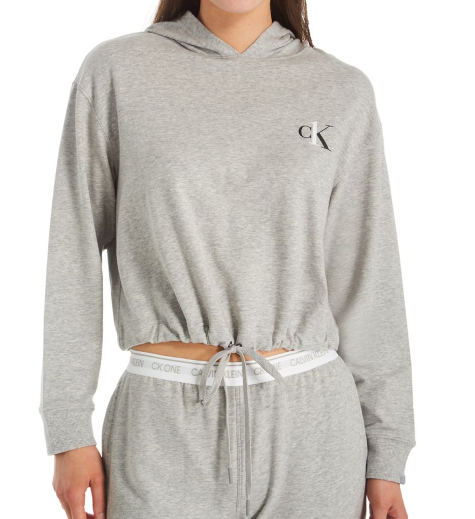 CK One Basic Lounge Long Sleeve Hoodie-fs