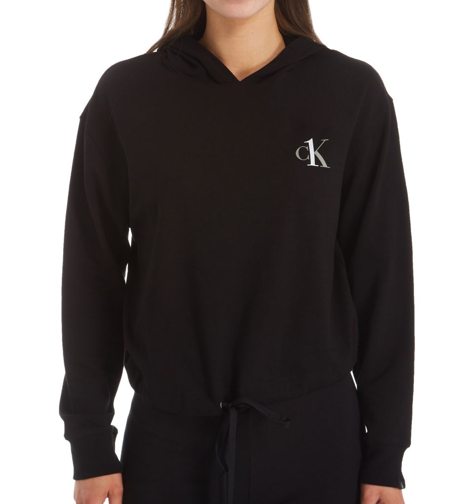 CK One Basic Lounge Long Sleeve Hoodie-fs