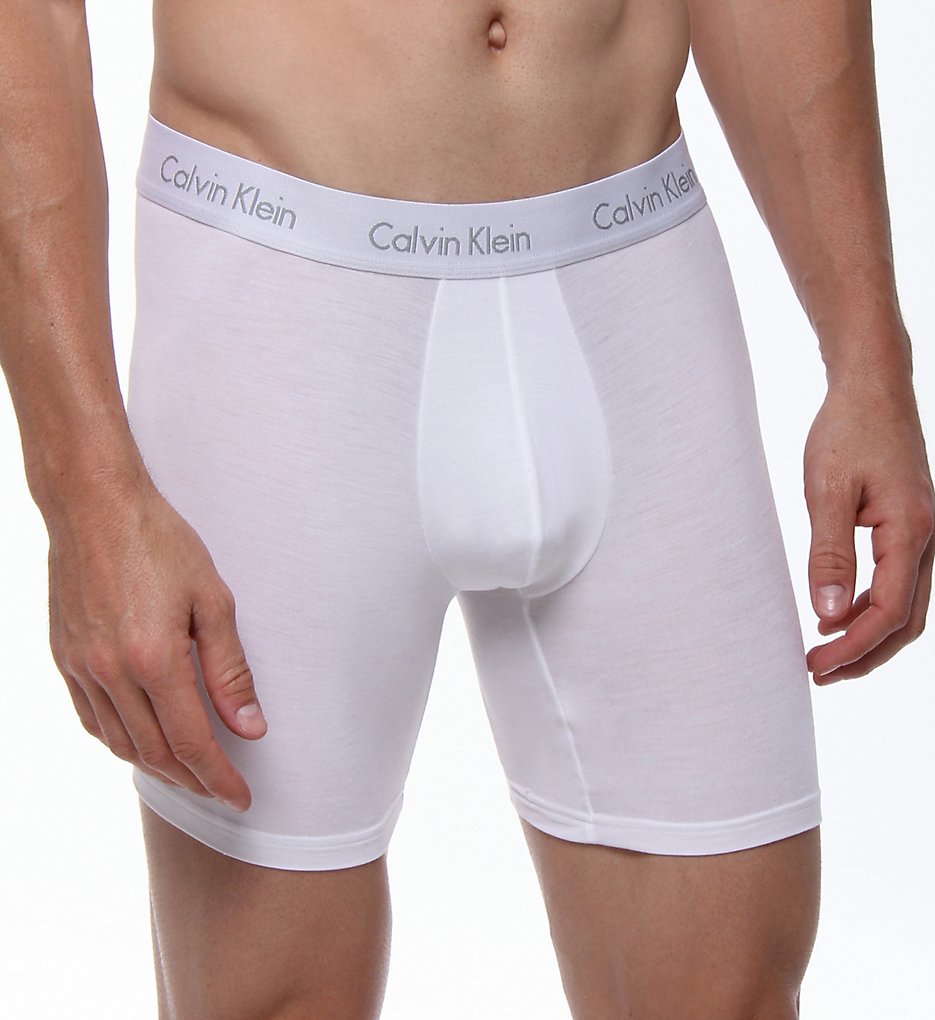 Calvin Klein U5555 Body Micro Modal Boxer Briefs (White)