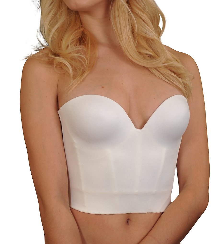 Carnival 206 Invisible Plunge Longline Bra (Ivory)