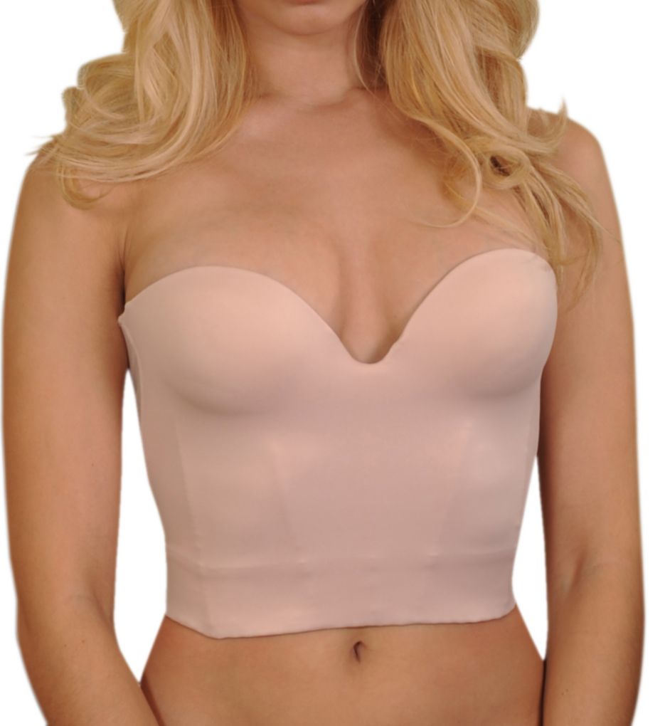 Carnival Bras: Invisible Low Plunge Longline Strapless Bra 206