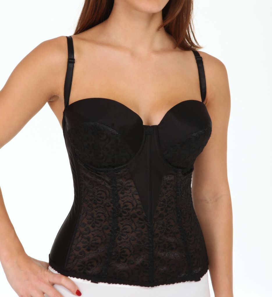 Full Figure Tuxedo Torsolette Bra-acs