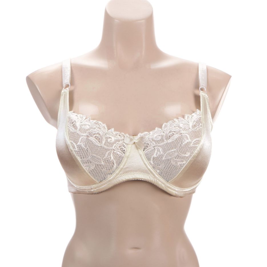 Two Part Lace Underwire Minimizer Bra-fs