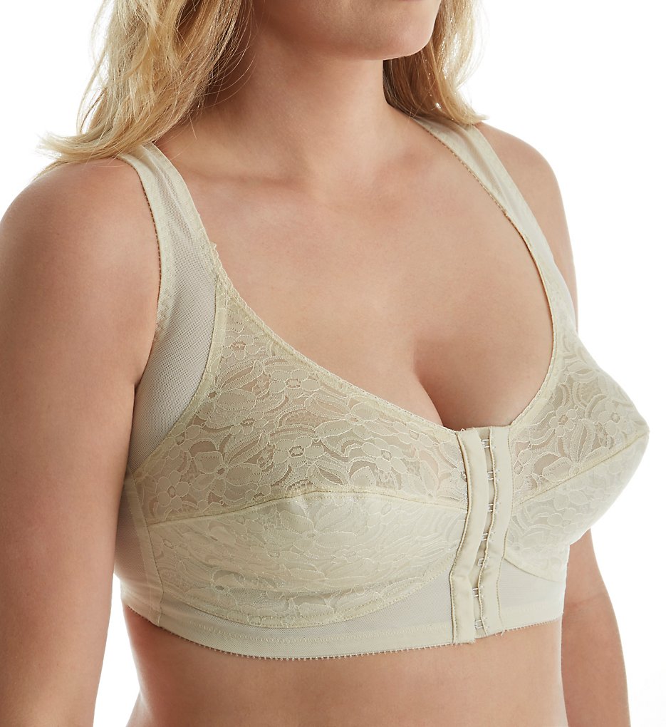 Carnival 645 Posture Support Back with Front Closure Bra (Champagne)