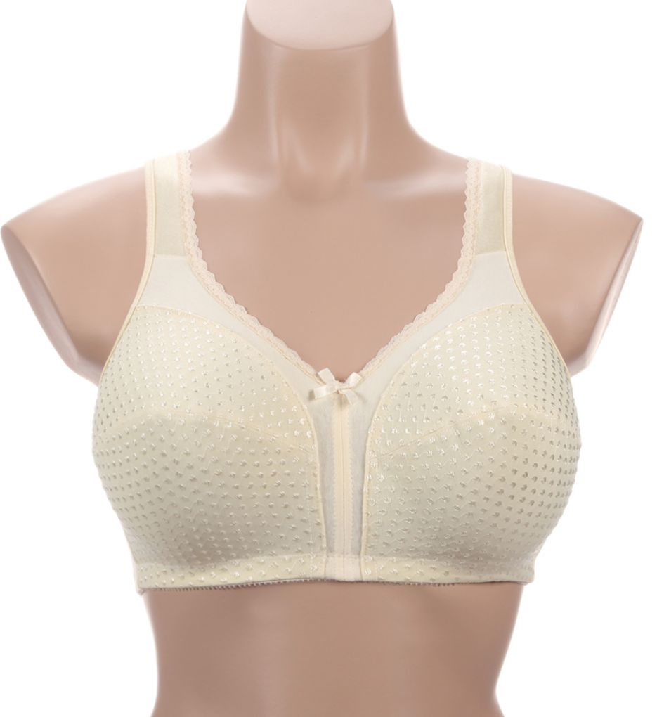 Full Figure Cotton Lined Soft Cup Bra Champagne 36DD by Carnival