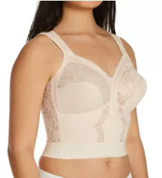 Full Figure Wide Strap Longline Bra Blush 44C