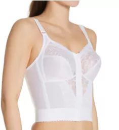 Front Closure Longline Bra White 42D