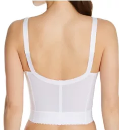 Front Closure Longline Bra White 42D