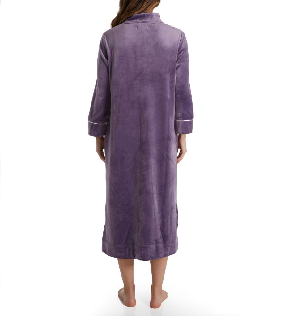 Blooming Velour Zip Robe-bs