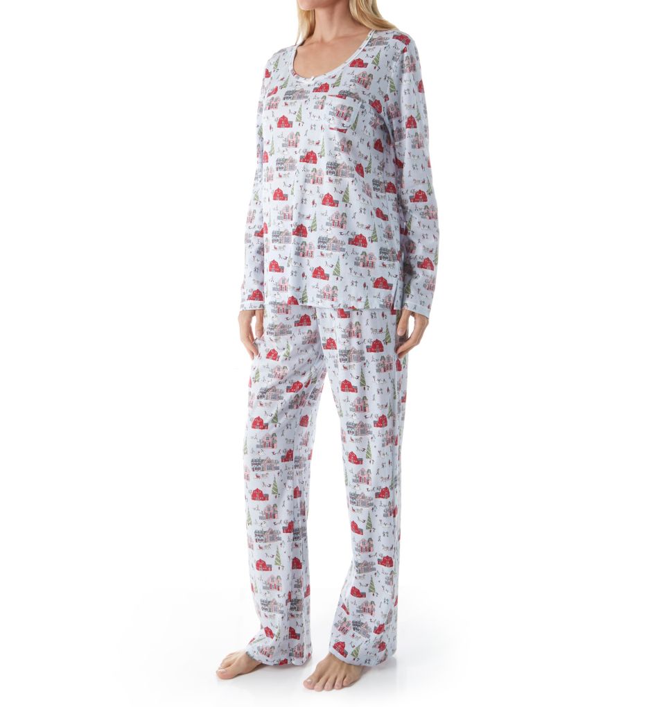 Holiday Bouquet Long PJ-acs