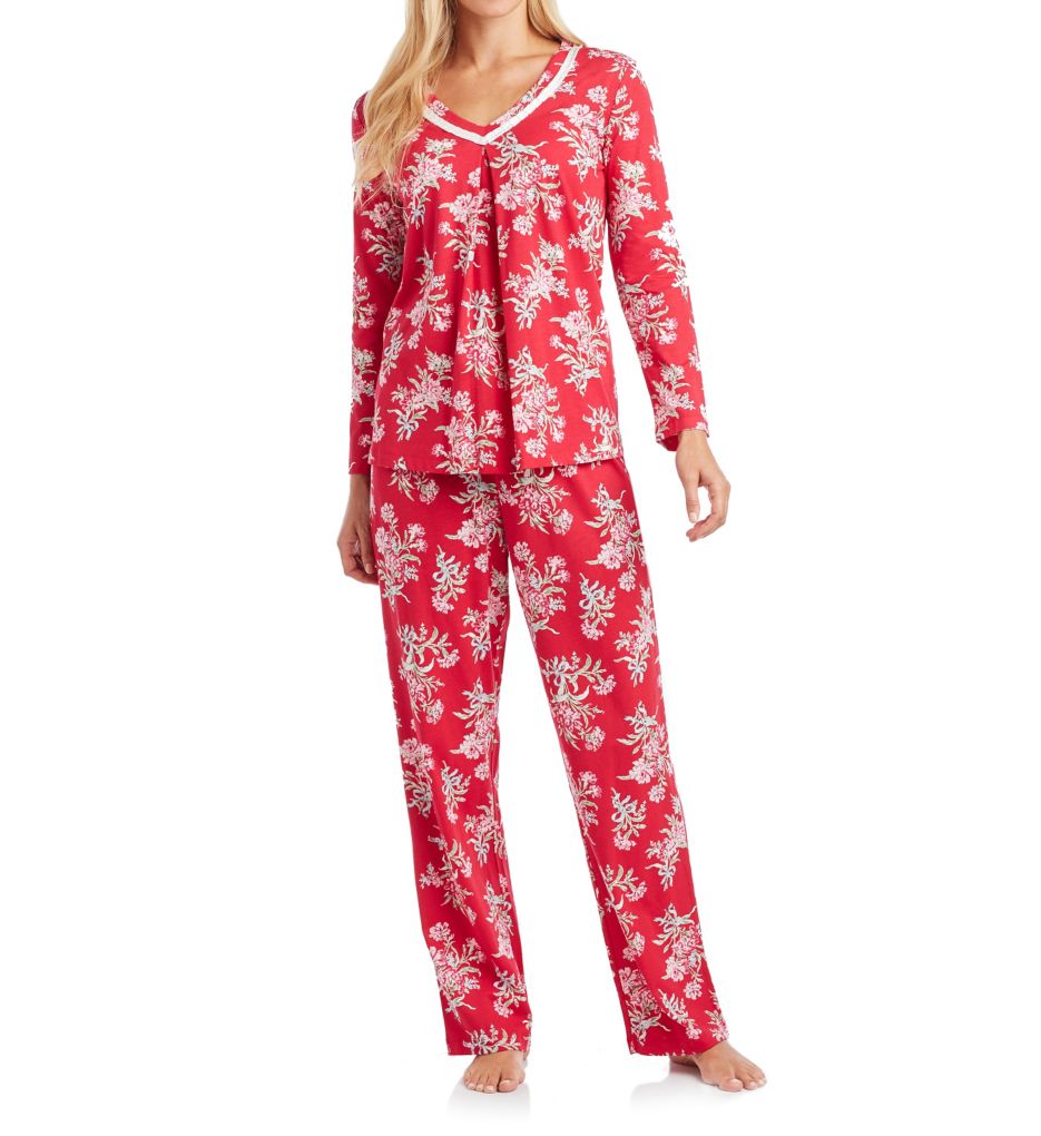 Holiday Bouquet Long PJ Set-acs