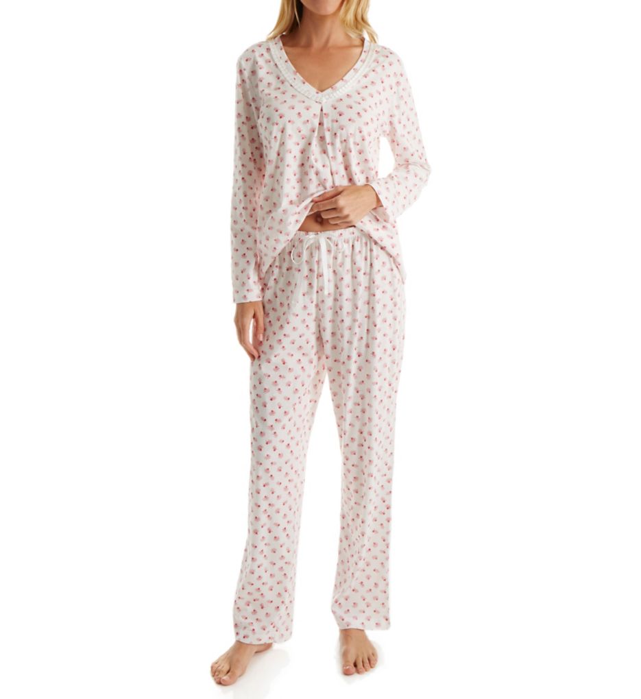 Holiday Bouquet Long PJ Set-cs3