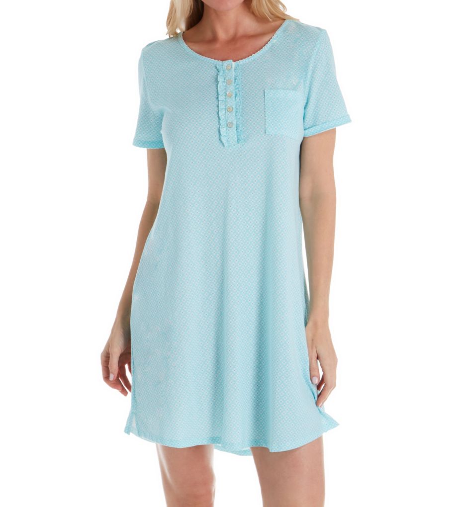 Aqua Leaf Sleepshirt-fs