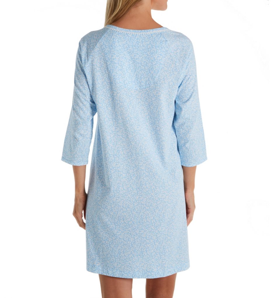 100% Cotton 3/4 Sleeve Sleepshirt-bs