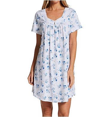 Carole Hochman 100% Cotton Short Sleeve Short Nightgown