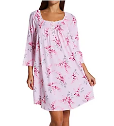 3/4 Sleeve 36 Inch Short Nightgown