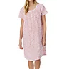 Carole Hochman 100% Cotton Knit Short Sleeve Waltz Gown CH22552