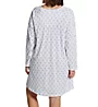 Carole Hochman Plus Size 100% Cotton Jersey Short L/S Gown CH2265X - Image 2