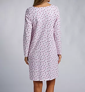 100% Cotton Knit Cardinal Rose 38 Gown Cardinal Rose S