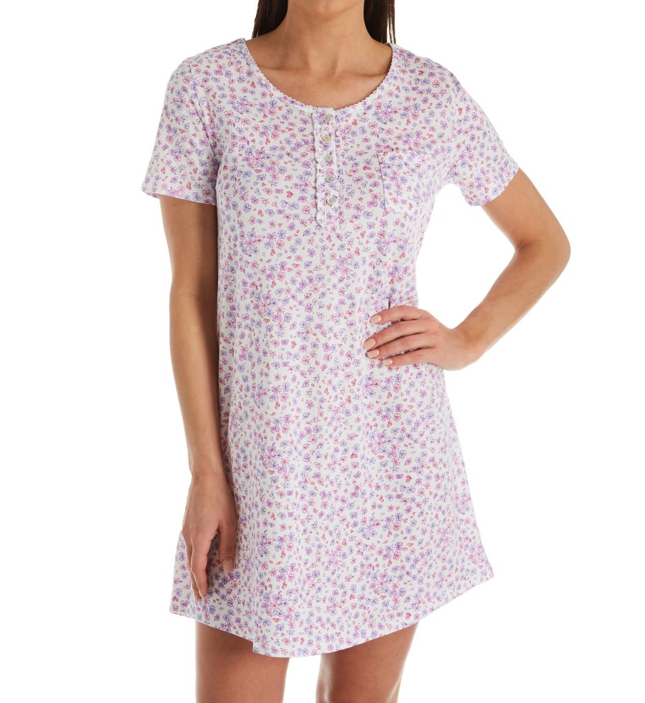 Watercolor Floral Ditsy Sleepshirt-fs