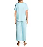 Carole Hochman Short Sleeve Top & Capri Pajama Set CH32555 - Image 2