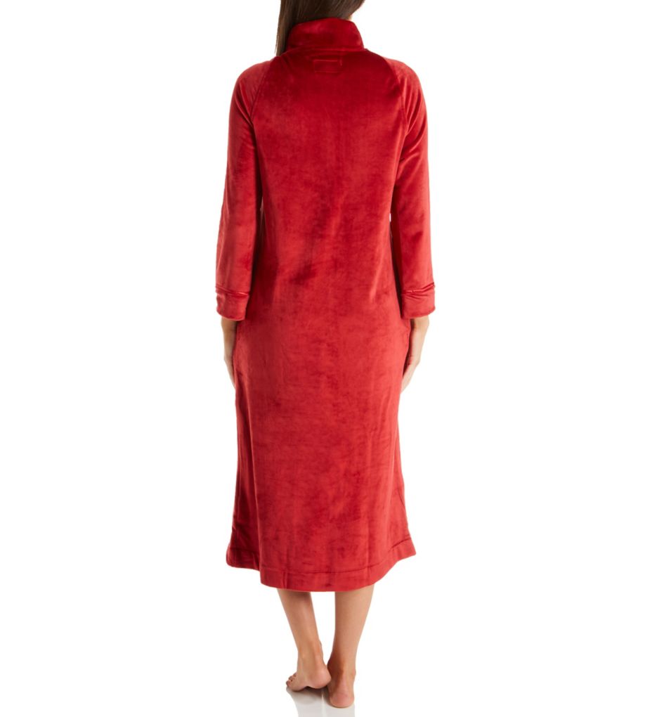 Plush Luxe Velour Long Zip Robe