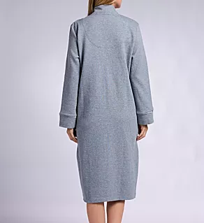 44 Long Sleeve Waltz Zip Robe Heather Grey S