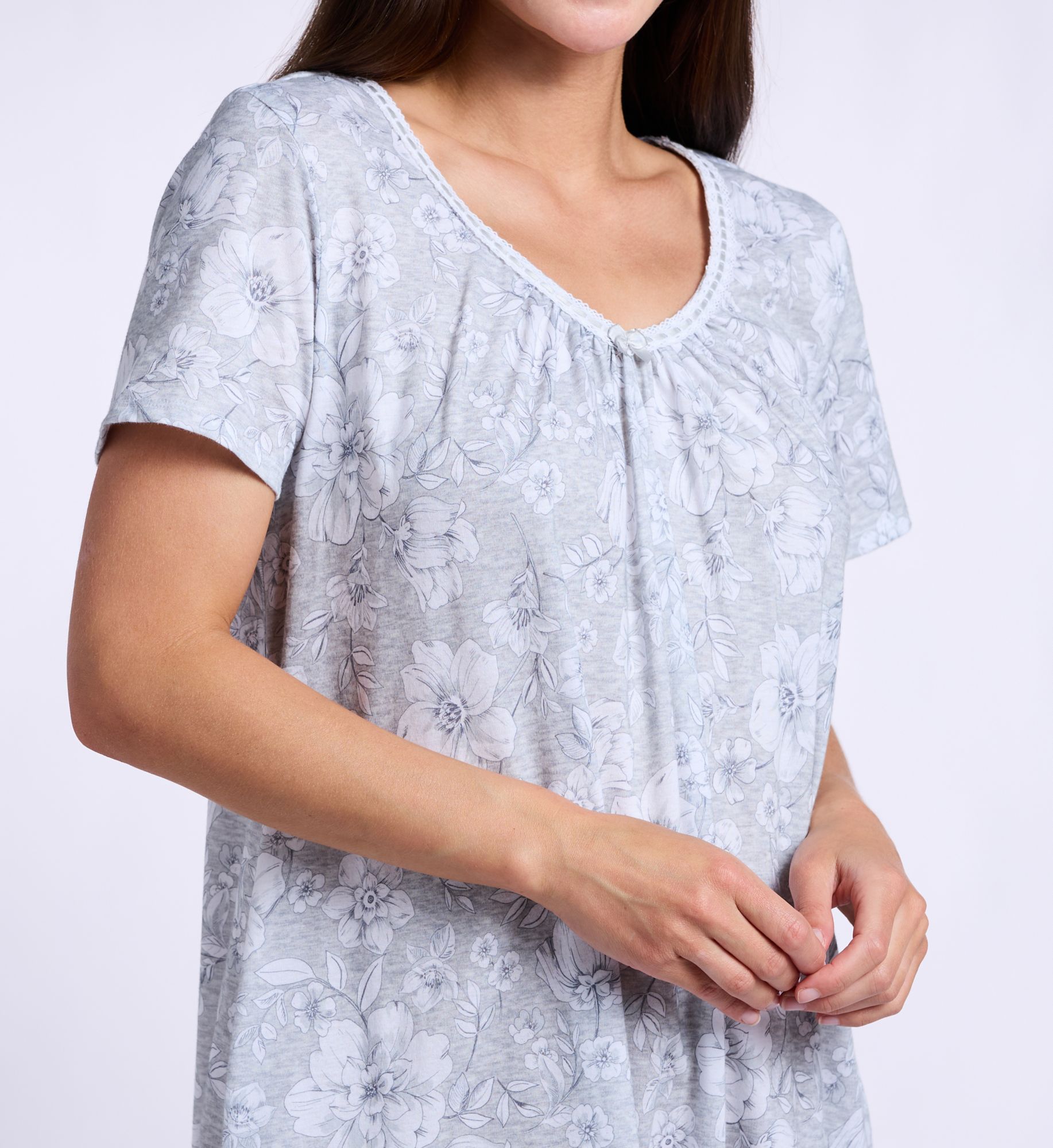 Carole Hochman Soft Botanics Sleepshirt CH62694 - Image 3