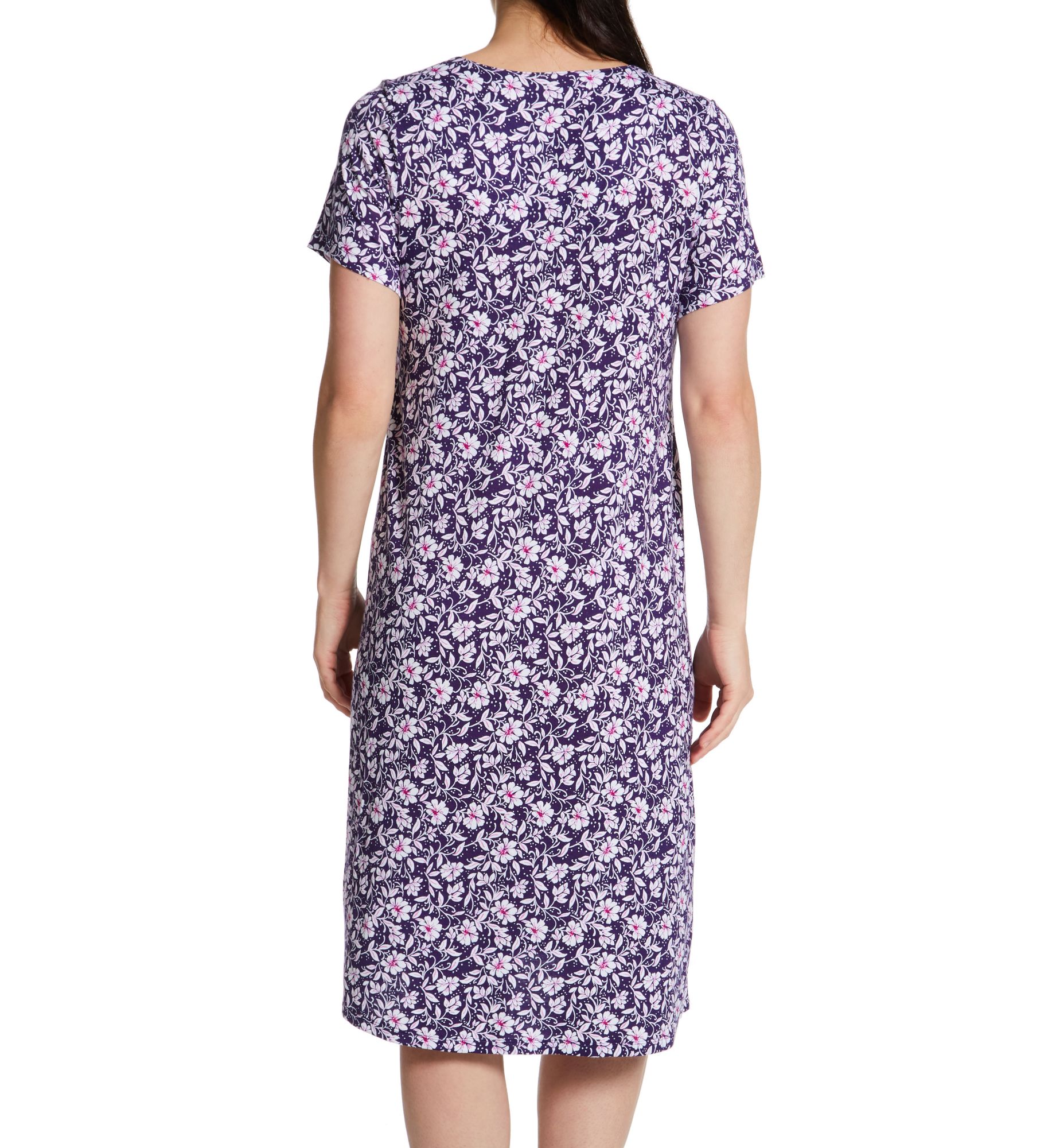 Carole Hochman Jersey Knit 42 Inch Short Sleeve Waltz Nightgown CH72352 - Image 2