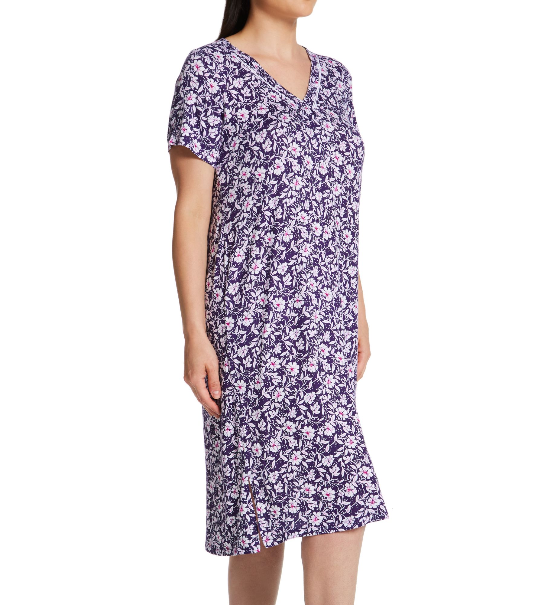 Carole Hochman Jersey Knit 42 Inch Short Sleeve Waltz Nightgown CH72352 - Image 1