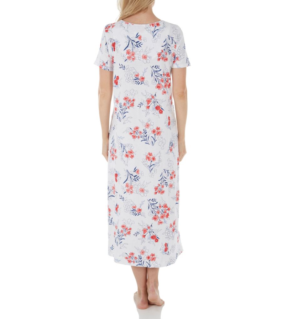 Cherry Bloom Floral Long Gown