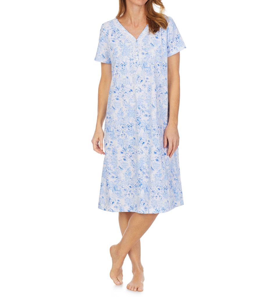 100% Cotton Short Sleeve Waltz Gown