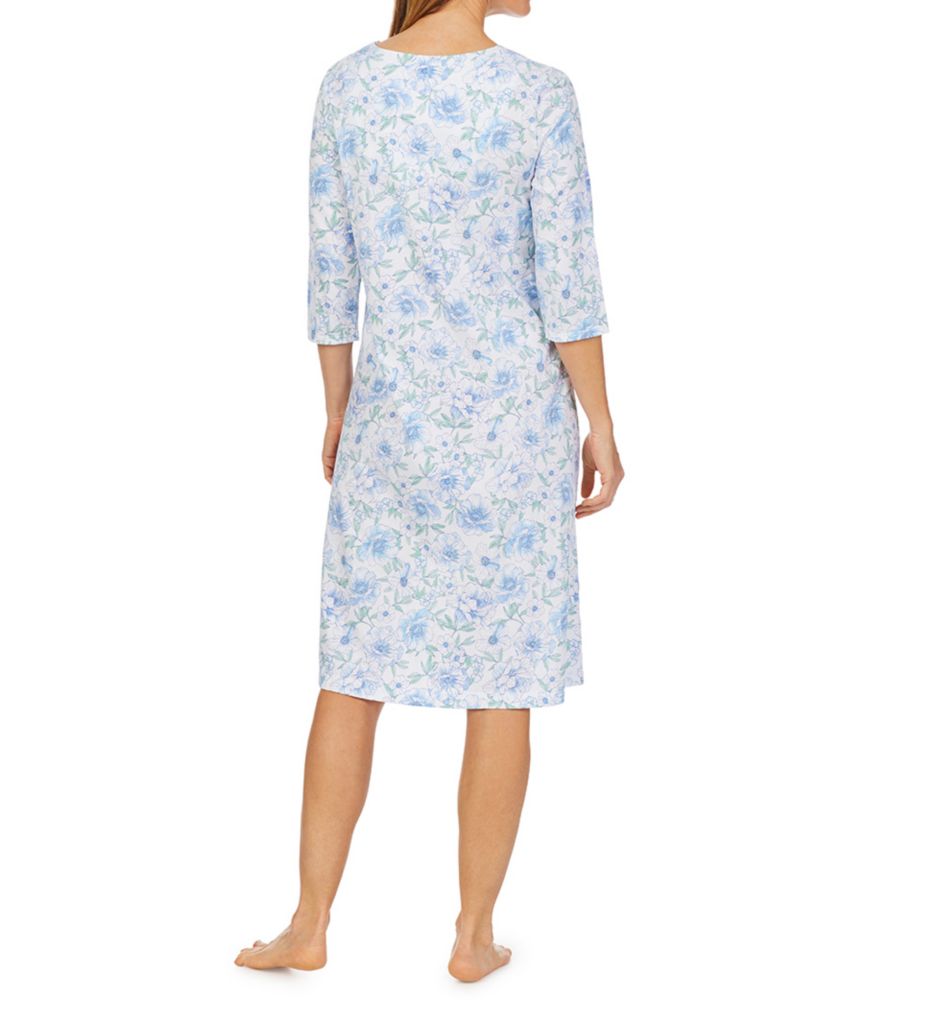100% Cotton 3/4 Sleeve Waltz Gown-bs