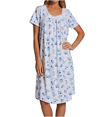 Carole Hochman 100% Cotton Short Sleeve Waltz Nightgown